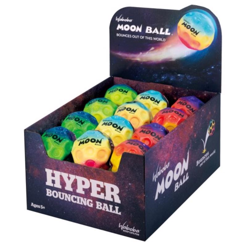 Waboba Gradient Moon Ball Bouncing Ball, Pack of 24