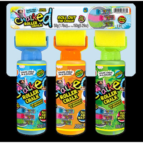 Chalked Roller Chalk Assorted, Pack of 6
