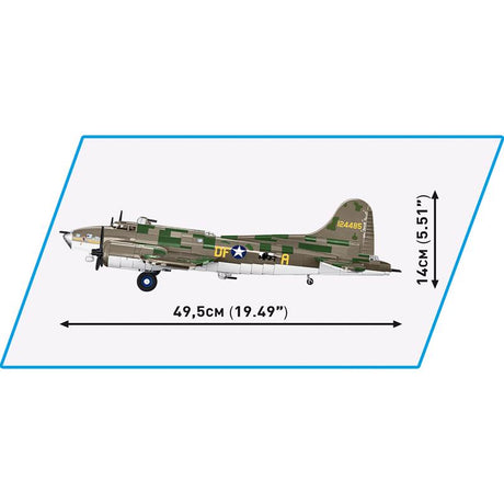 COBI Boeing B-17F Flying Fortress Airplane Block Set Multicolored 1376 pc