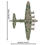 COBI Boeing B-17F Flying Fortress Airplane Block Set Multicolored 1376 pc