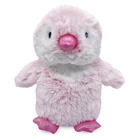 Warmies Penguin Stuffed Animal Pink