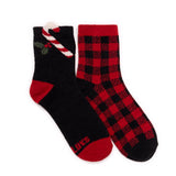 Muk Luks Women's Cozy Holiday One Size Fits Most Novelty Socks Assorted, Pack of 25