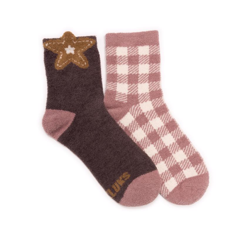 Muk Luks Women's Cozy Holiday One Size Fits Most Novelty Socks Assorted, Pack of 25