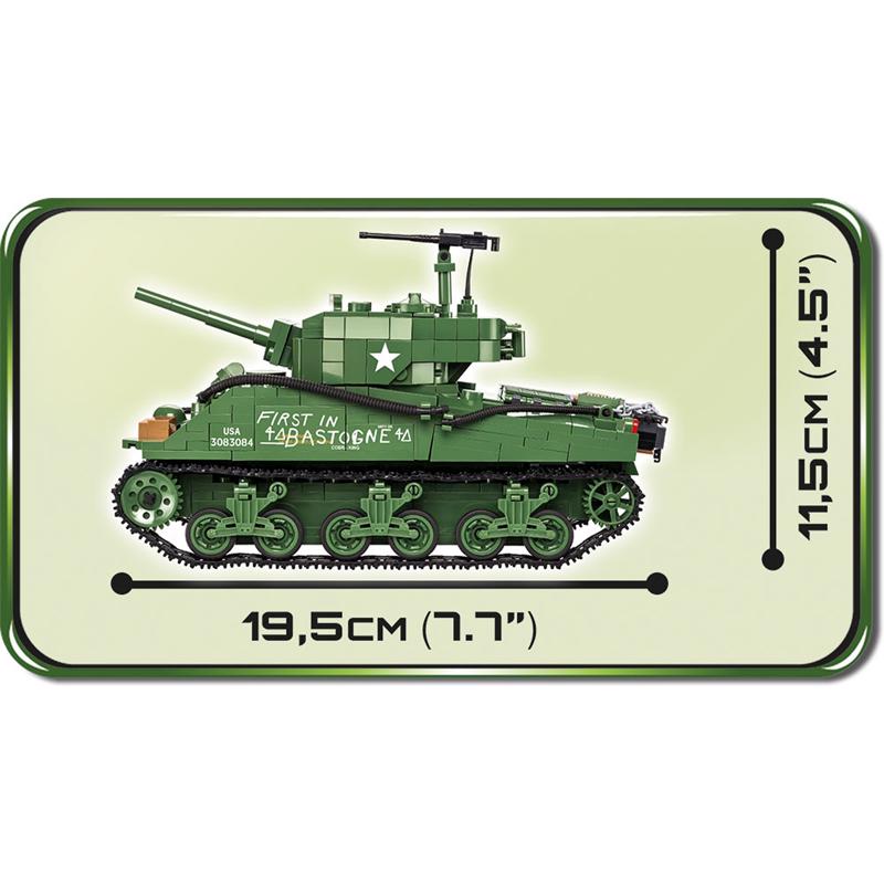 COBI Sherman M4A3E2 Block Set Green 720 pc