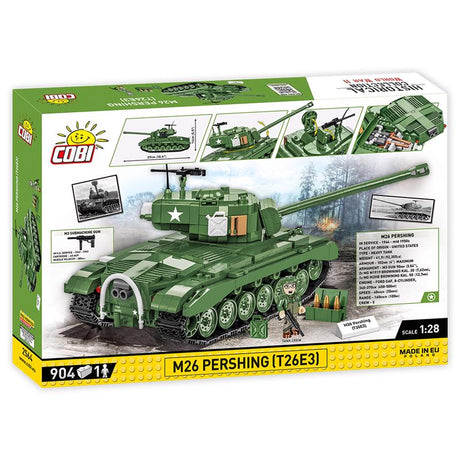 COBI M26 Pershing Tank Block Set Green 904 pc