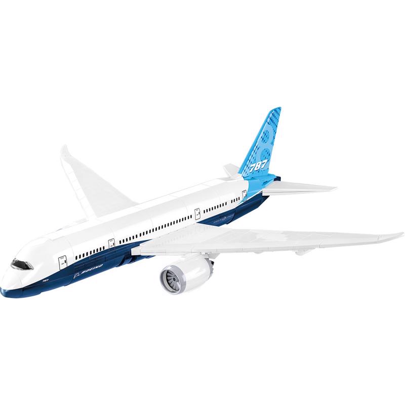 COBI Boeing 787 Airplane Block Set Blue/White 836 pc