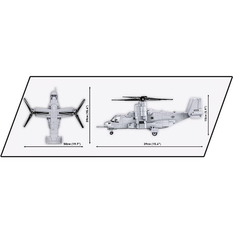 COBI Bell-Boeing V-22 Helicopter Block Set White 1090 pc