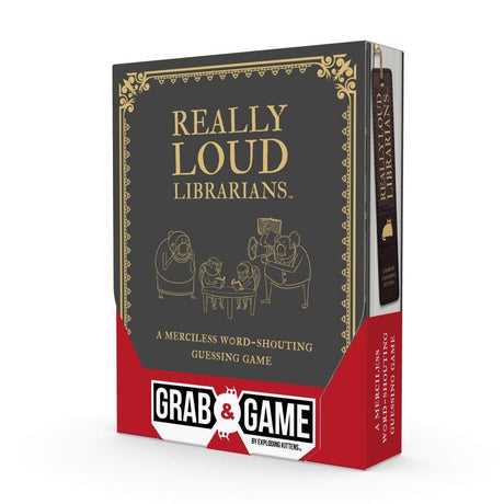 Exploding Kittens Really Loud Librarians Grab & Game, Pack of 8