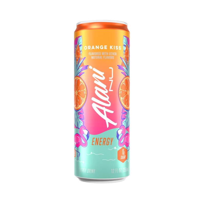 Alani Nu Orange Energy Drink 12 fl. oz., Pack of 24
