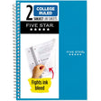 Five Star Mead 6 in. W X 10 in. L College Ruled Wire Bound Assorted Notebook, Pack of 12