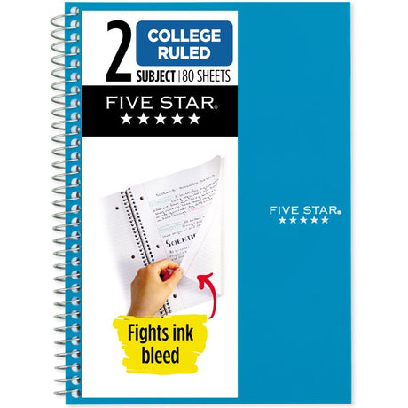 Five Star Mead 6 in. W X 10 in. L College Ruled Wire Bound Assorted Notebook, Pack of 12