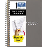 Five Star Mead 5 in. W X 7 in. L College Ruled Wire Bound Assorted Notebook, Pack of 12