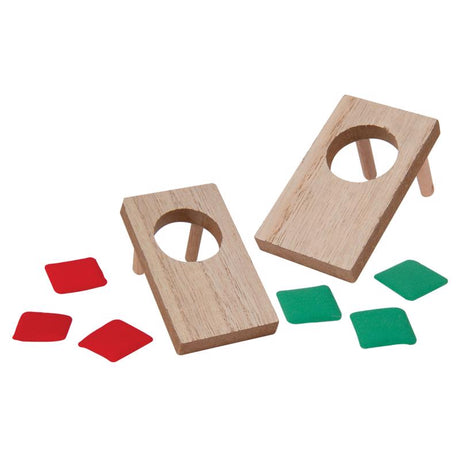 World's Tiniest Cornhole Game Multicolored 8 pc