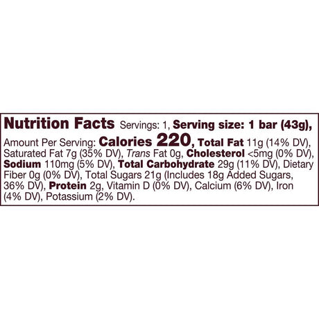Hershey's White Chocolate Candy Bar 1.55 oz, Pack of 36