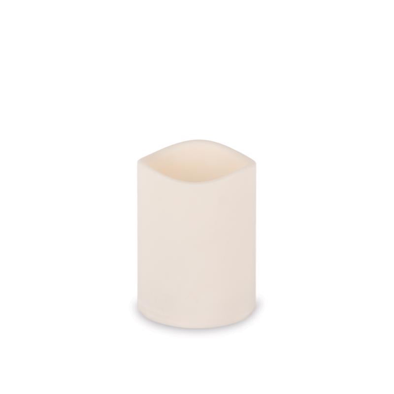 Gerson Bisque No Scent LED Flameless Flickering Candle, Pack of 4