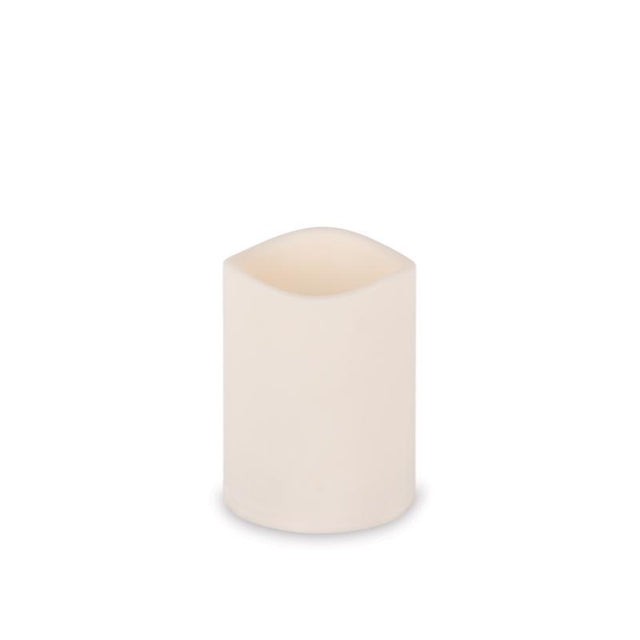 Gerson Bisque No Scent LED Flameless Flickering Candle, Pack of 4