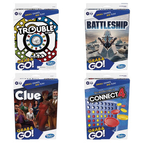 Hasbro Assorted Grab and Go Game Assorted, Pack of 30