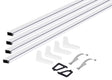 M-D 14104 Screen Frame Kit, 36 in L x 36 in W Dimensions, Aluminum, White