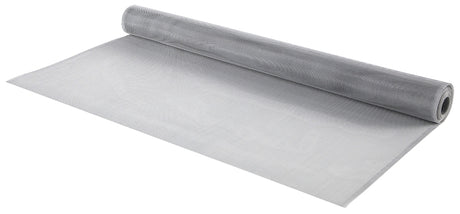 M-D 14109 Screen Mesh, 25 ft L, 3 ft W, Aluminum, Bright