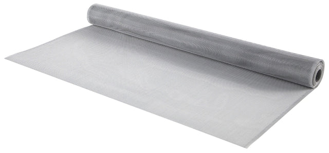 M-D 14109 Screen Mesh, 25 ft L, 3 ft W, Aluminum, Bright