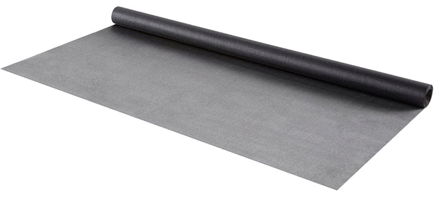 M-D Crystal Clear Series 14128 Screen Mesh, 25 ft L, 36 in W, Fiberglass, Charcoal