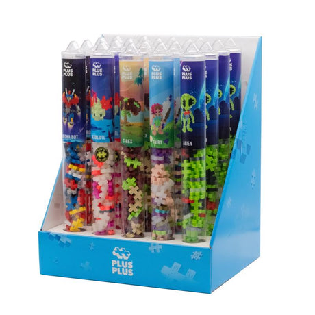 Plus-Plus Tube Building Toys Assorted 20 pc, Pack of 20