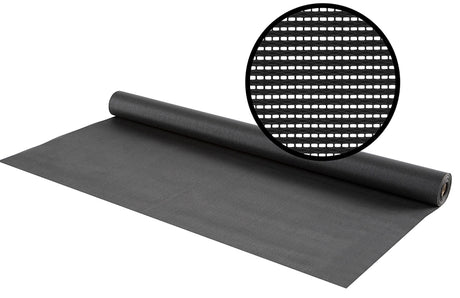 M-D 14143 Sun Screen Mesh, 7 ft L, 3 ft W, Fiberglass, Charcoal