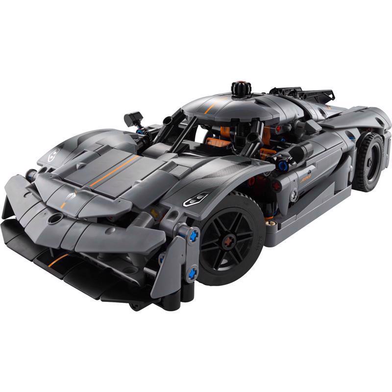 LEGO Technic Koenigsegg Jesko Absolut Hypercar Toy Grey 801 pc