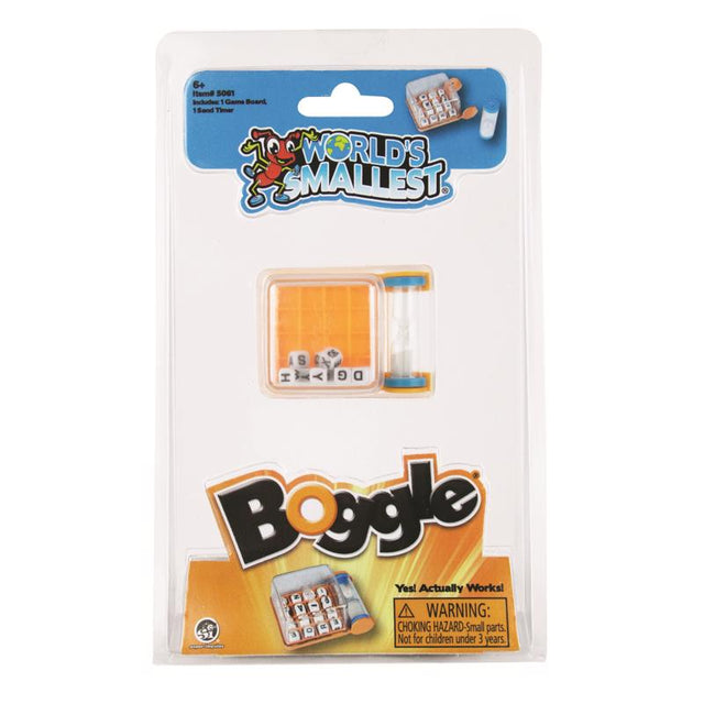 World's Smallest Boggle with Timer Orange