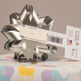 Hennessy Gift Wrap Repeat-A-Bow Teal Gift Bows, Pack of 4