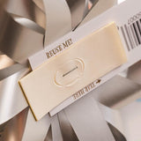 Hennessy Gift Wrap Repeat-A-Bow White Gift Bows, Pack of 4