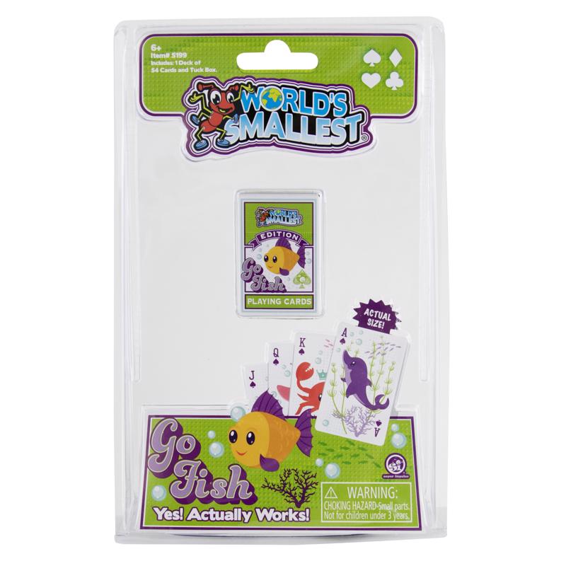 World's Smallest Classic Card Game Multicolored 55 pc