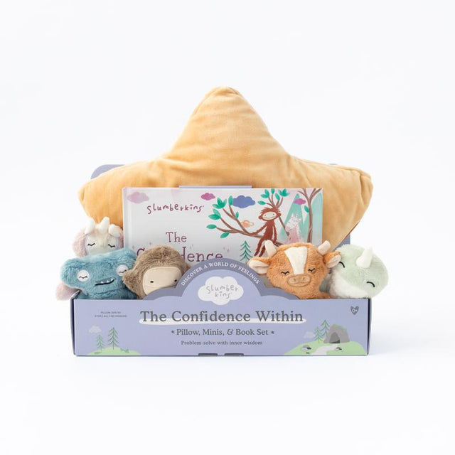 Slumberkins The Confidence Within Pillow & Book Set Assorted 7 pc