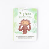 Slumberkins Bigfoot's Self-Esteem Plush & Book Snuggler Set Brown 3 pc
