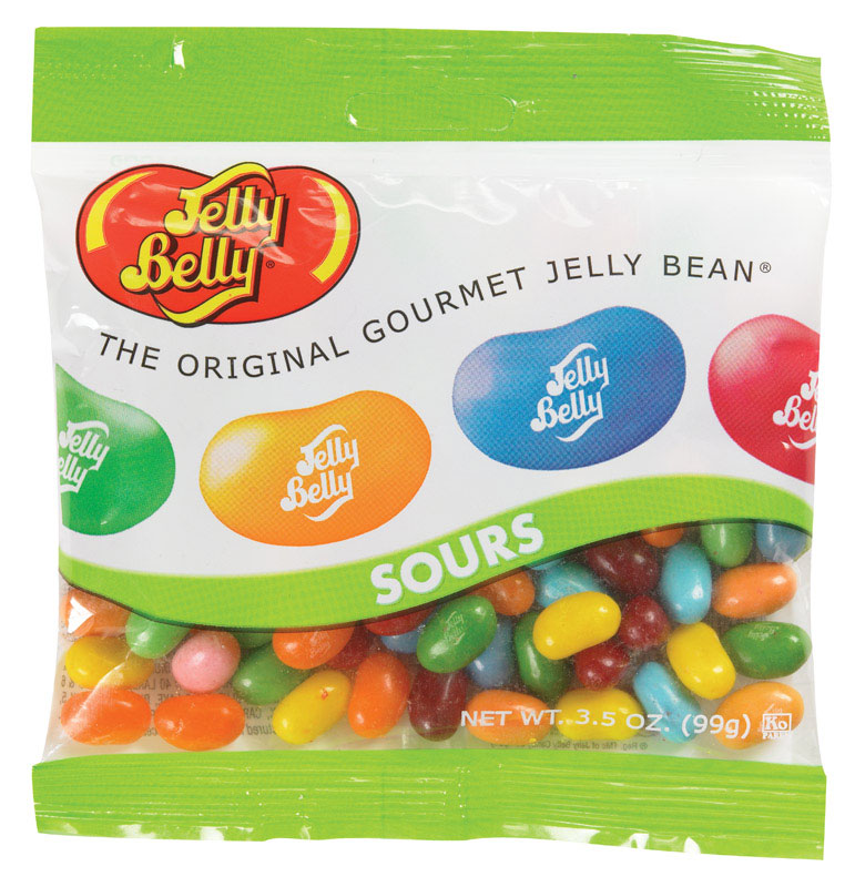 Jelly Belly Sours Mix Jelly Beans 3.5 oz, Pack of 12