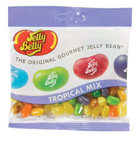 Jelly Belly Tropical Mix Jelly Beans 3.5 oz, Pack of 12