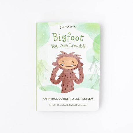 Slumberkins Bigfoot's Self-Esteem Plush & Book Kin Set Brown 3 pc