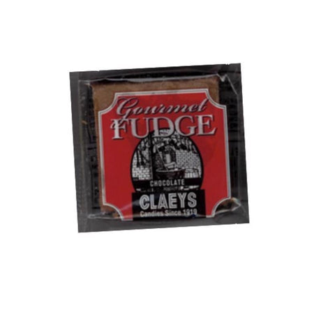 Claeys Old Fashioned Chocolate Fudge 1.75 oz, Pack of 18