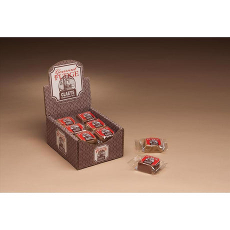 Claeys Old Fashioned Chocolate Fudge 1.75 oz, Pack of 18