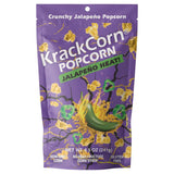 KrackCorn Jalapeno Heat Popcorn 8.5 oz Bagged, Pack of 6