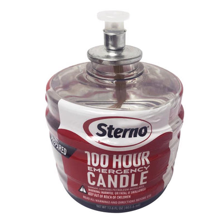 Sterno Clear No Scent Scent Household Emergency Candles 13.6 oz, Pack of 6