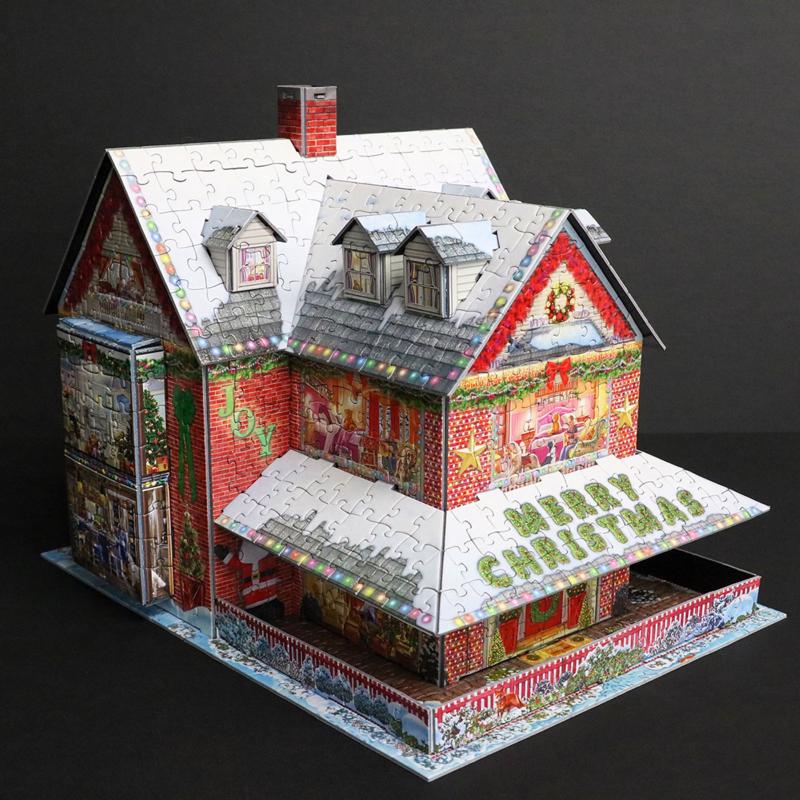 Eurographics Christmas House 3D Jigsaw Puzzle Multicolored 1100 pc