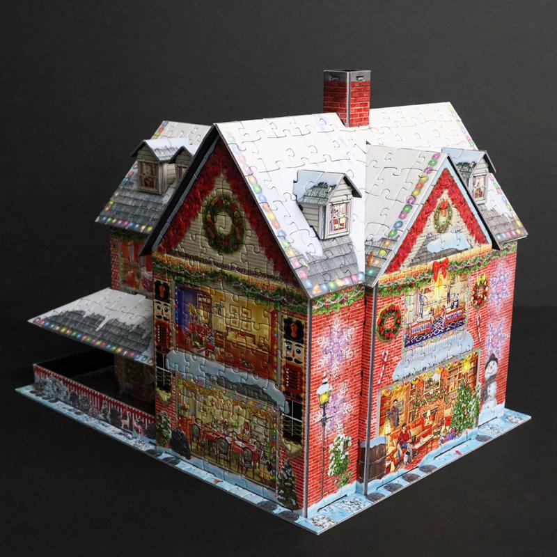 Eurographics Christmas House 3D Jigsaw Puzzle Multicolored 1100 pc