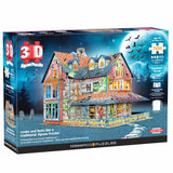 Eurographics Halloween Haunted House 3D Jigsaw Puzzle Multicolored 1100 pc