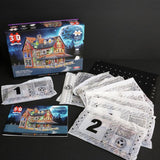 Eurographics Halloween Haunted House 3D Jigsaw Puzzle Multicolored 1100 pc