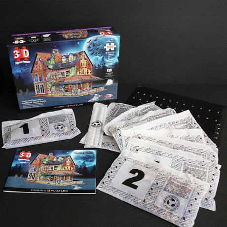 Eurographics Halloween Haunted House 3D Jigsaw Puzzle Multicolored 1100 pc