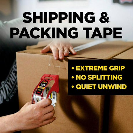 Scotch Box Lock 1.88 in. W X 54.6 yd L Shipping Tape 1 pk