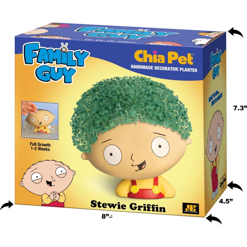 Chia Pet Family Guy Stewie Griffin Decorative Planter Clay 1 pk, Pack of 16