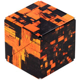 Shashibo Seasonal Series Spooky Magnetic Puzzle Cube Orange 12 pc