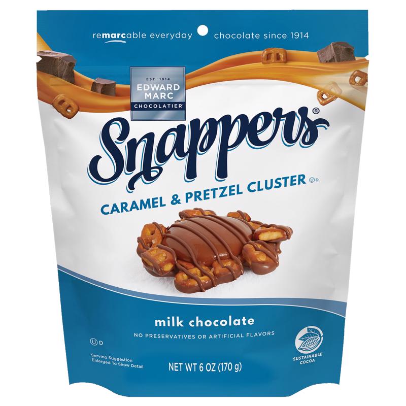 Edward Marc Snappers Milk Chocolate Candies 6 oz, Pack of 10
